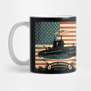 National Submarine Day - April 11, 2023 Mug